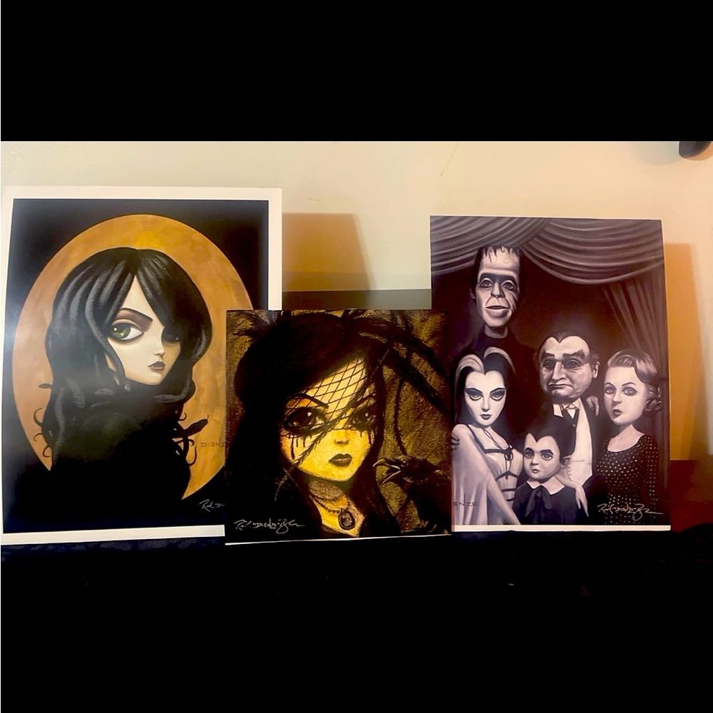 The Art of Dienzo Digital Print Bundle. Sedusa, “Munsters, Come Home!” & Mona
